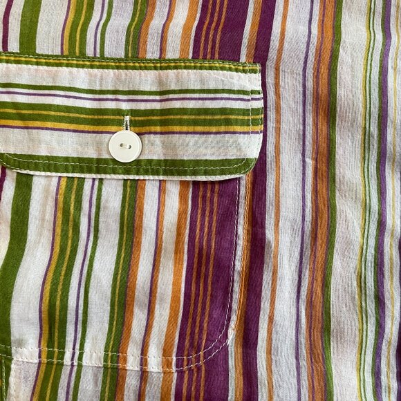 Weekend Max Mara Multicolor Striped Blouse - Picture 6 of 9